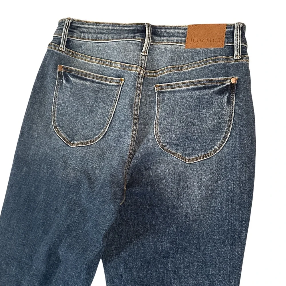 Judy Blue Slim Fit High Rise Dark Wash Jeans Womens Size 9/29 - Picture 5 of 8